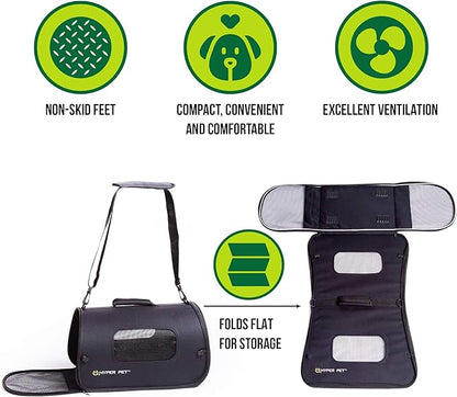 Hyper Pet Soft-Sided Travel Bag Dog Carrier (Collapsible Dog Carrying Bag - Available in Small and Medium Sizes)