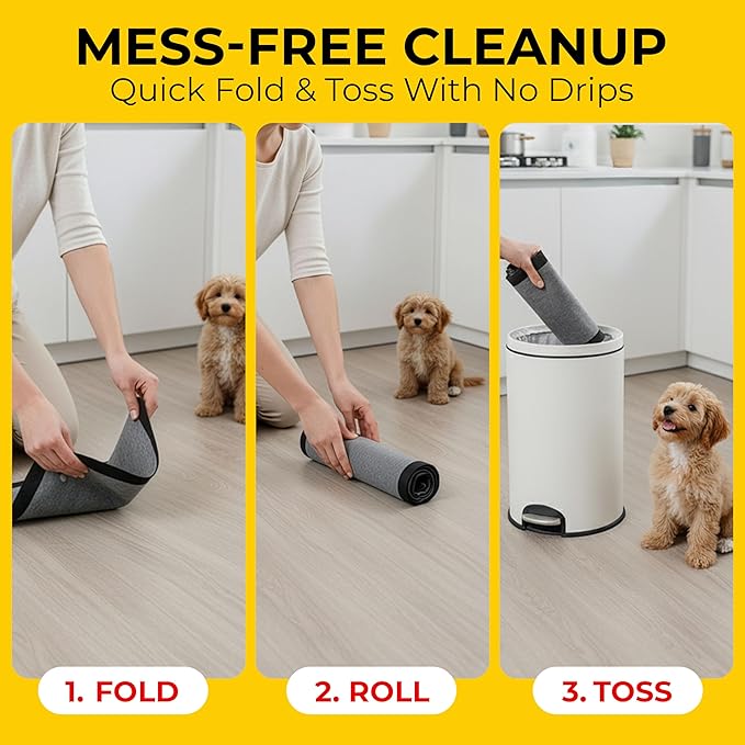Glad for Pets Extra Large Charcoal Dog Training Pads, Absorbent Leak Proof Pee Pads for Dogs and Puppies, Odor Control Potty Pads with Activated Carbon, 28 x 30 Inches, 50 Count - 4 Pack