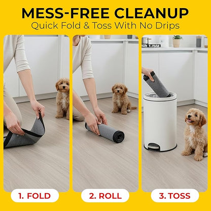 Glad for Pets Extra Large Charcoal Dog Training Pads, Absorbent Leak Proof Pee Pads for Dogs and Puppies, Odor Control Potty Pads with Activated Carbon, 28 x 30 Inches, 50 Count - 4 Pack