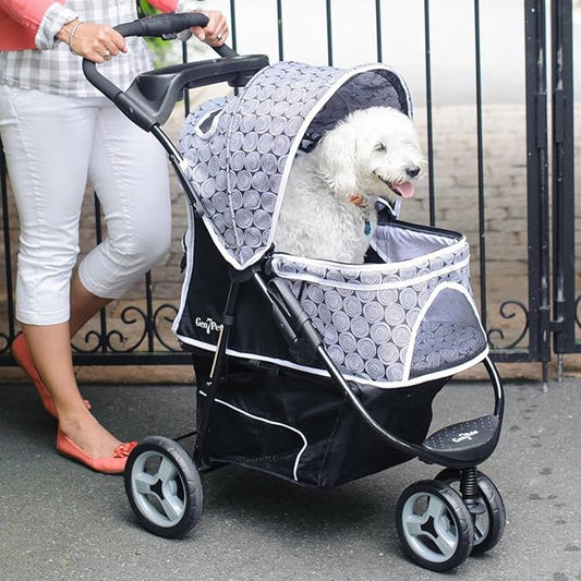 Gen7Pets Promenade Pet Stroller, Black Onyx