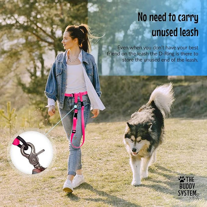 The Buddy System Accessories for Our Dog Leashes Made in USA (Extra Buddy, Small Dog Pink)