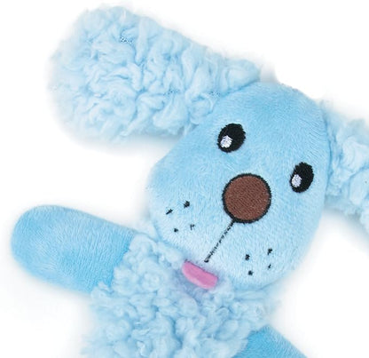 Grriggles Baby Bark Bungee Pup Toy, Blue Small