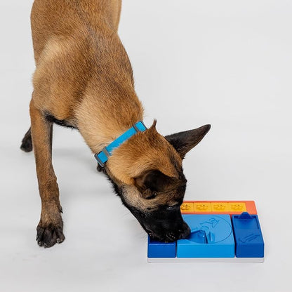 Dog Puzzle Level 1 – Beginner Interactive Dog Toy for Puppy Enrichment and Mental Stimulation – Modular Treat Dispensing Puzzle for Small to Large Dogs – Beginner Set