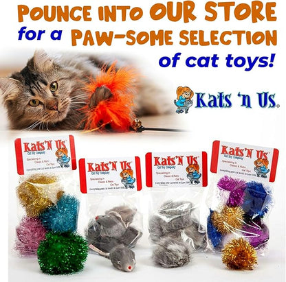 Cat Toy Teaser Wand Refill - Red Parrot Katfly® Teaser Attachment