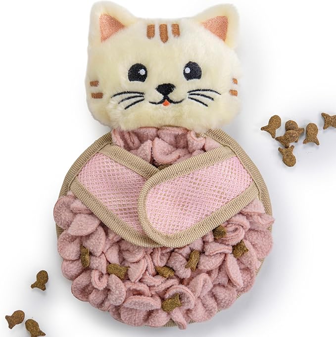 Catstages Snuffle Mat for Cats - Interactive Foraging Toy with Hidden Treats, Non-Slip Base, and Hunting Stimulation for Mental and Physical Activity