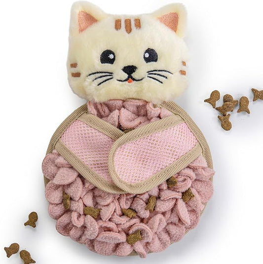 Catstages Snuffle Mat for Cats - Interactive Foraging Toy with Hidden Treats, Non-Slip Base, and Hunting Stimulation for Mental and Physical Activity