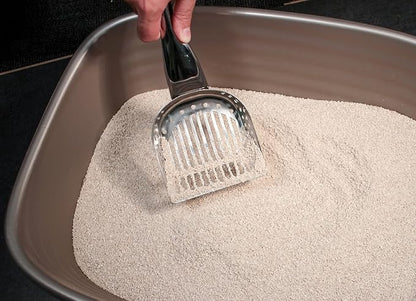 RSVP International Endurance Collection Stainless Steel Kitty Litter Scoop, 4.75x2.5x11.25"