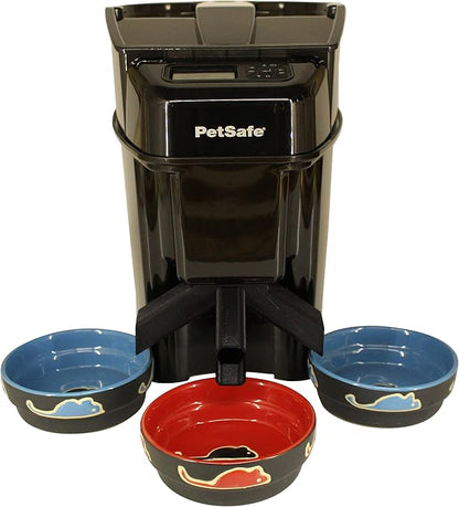 Three-Way Splitter Adapter Compatible with PetSafe Healthy Pet Simply Feed Automatic Feeder