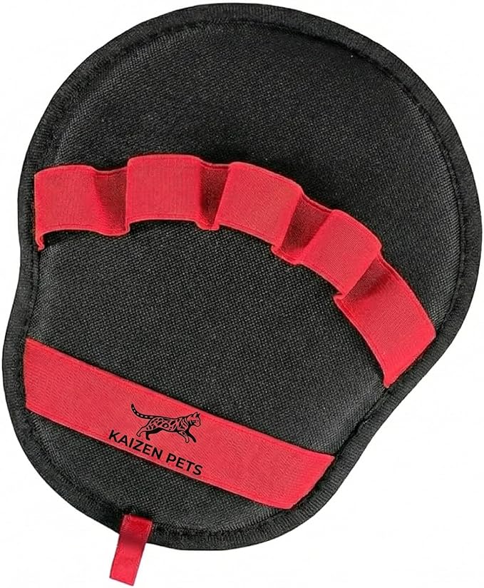 Pet Hair Removal Glove for Cats & Dogs – Electrostatic 5-Finger Pet Hair Remover for Couch, Furniture, Car Seat & Clothes | Reusable, Washable Deshedding Glove by KAIZEN PETS