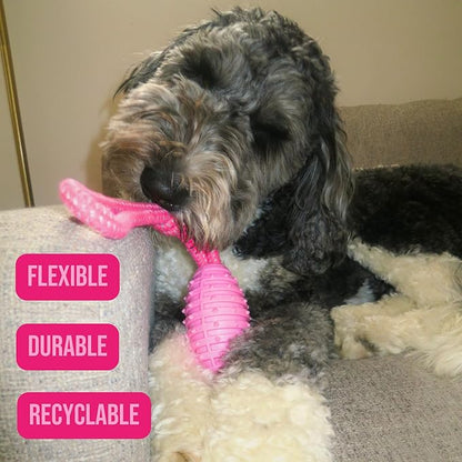 Doug's Dog Supplies Football Rope Toy, Tug of War Dog Toy - Dog Rope Toy for Medium to Large Dogs