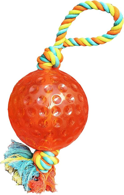 Boss Pet Chomper TPR Ball Rope Tug