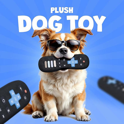 Remote Control Parody Dog Toy – Funny Crinkle & Squeaky Dog Toys for Interactive Play and Training – Durable, Easy to Clean, Birthday Gifts for Small, Medium and Large Dogs