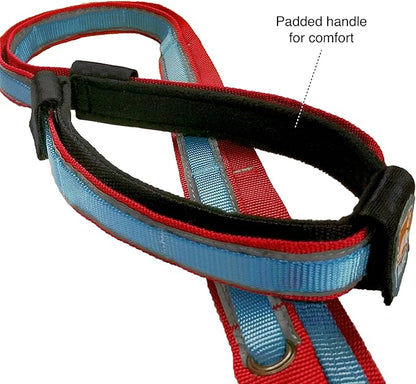 Kurgo Quantum Leash 2.0 - Versatile for Running or Walking - 6 in 1 Dog Leash - Hands-Free Dog Leash - Adjustable - Strong & Durable - Black/Orange