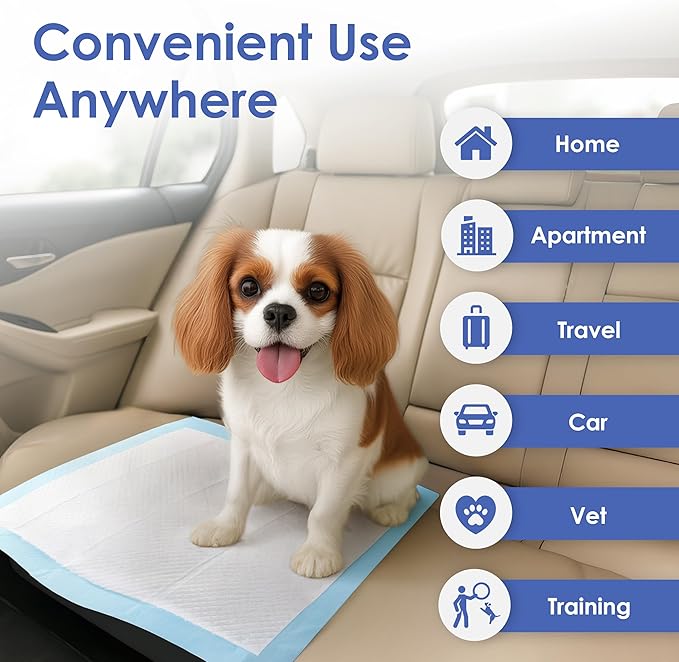 American Kennel Club Scented Puppy Training Pads with Ultra Absorbent Quick Dry Gel – 17 x 13 Pee Pads for Dogs - Fresh Scented - 50 Count