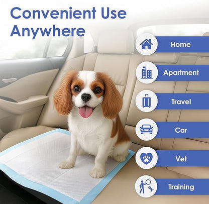 American Kennel Club Scented Puppy Training Pads with Ultra Absorbent Quick Dry Gel – 17 x 13 Pee Pads for Dogs - Fresh Scented - 50 Count