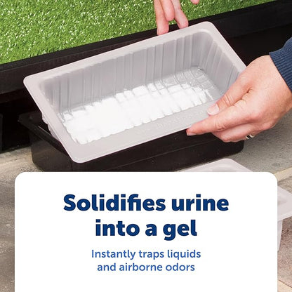 Pet Loo Pee-Pod with Sponge - 7-Pack - Indoor Toilet Tray for Pets - Urine Disposal