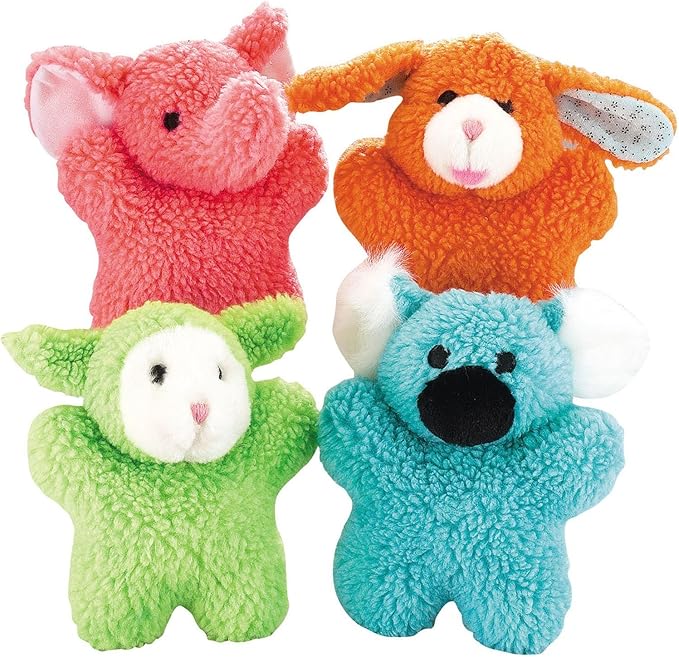 Zanies Cuddly Berber Baby Elephant Dog Toys, Pink 8-Inch