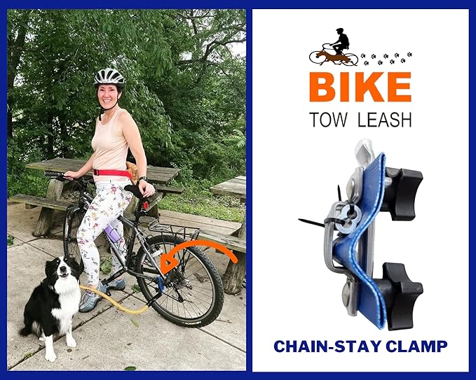 Chain Stay Clamp for Bike Tow Leash