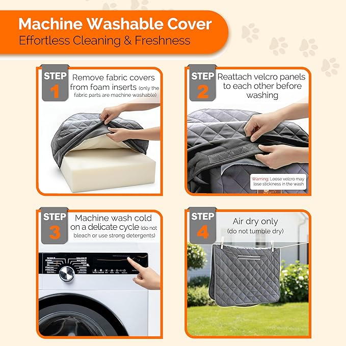 Yara’s Woofyverse Dog Seat for Car – Booster Seat for Small & Medium Dogs with Adjustable Cushions, Fur-Lined Headrest & 6-Pocket Storage – Portable Pet Car Seat for Front/Back Travel – Stone Shadow