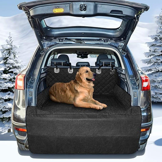 ANOSOSPECIAL Dog Car Seat Cover for Back Seat Cover for Kids,Non Stick Fur Rear Seat Protector for Pet,Nonslip Waterproof Durable Universal Fit Interior Backseat Covers for Auto Van SUV