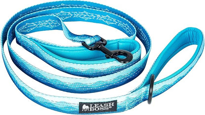 Reflective 6 Foot Leash with Padded Handles - Double Handle Pattern Collection by Leash Boss