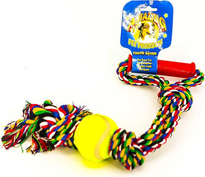 Products Rope Tug w/Ball Dog Toy, Large, 17" x 2.5"
