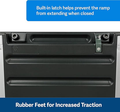 PetSafe Happy Ride Compact Telescoping Dog Ramp - Portable Pet Ramp for Cars, Trucks & SUVs with Adjustable Sizing - Non-Slip Design - Lightweight Pet Mobility Assistance