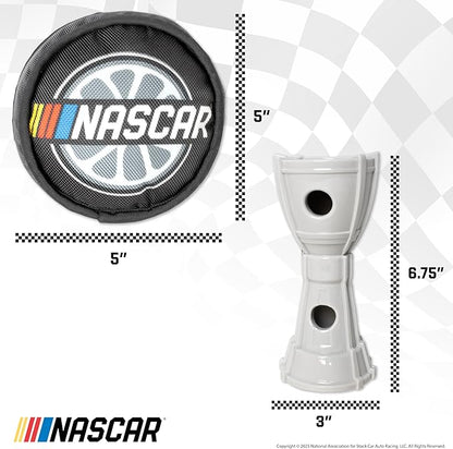 design LAB, Inc. NASCAR Official Merchandise | NASCAR Toy Trophy Treat Dispenser & Tire Chew Toy | Treat Holder Pet Toys for Dogs