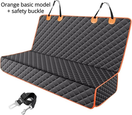 Dog Car Seat Cover for 2019-2023 2024 2025 Chevy Chevrolet Blazer, Waterproof 4-Layer Back Seat Protector Non-Slip Pet Bench Cover with Safety Belt