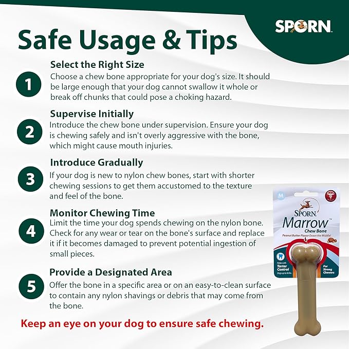 Sporn Marrow Chews Peanut Butter MD