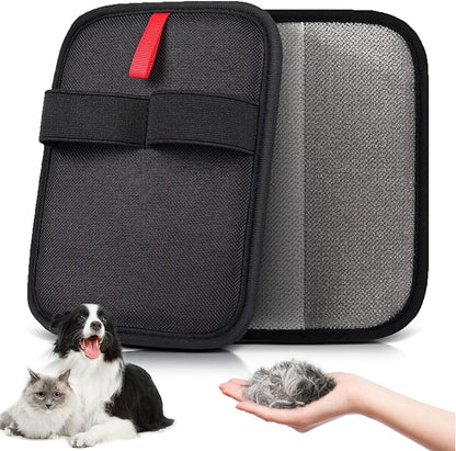 Pet Hair Removal Glove Brush – Reusable Grooming Tool for Cats and Dogs, Ideal for Clothing, Furniture, Carpets, Cat Beds, Car Seats, and More – Upgraded Static Fur Remover (1 Piece)