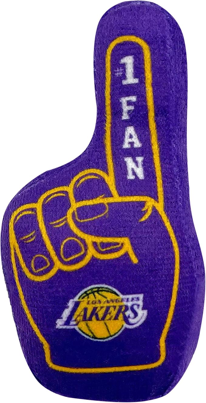 Pets First NBA LA Lakers Complete Set of 3 Piece Cat Toys Filled with Fresh Catnip. Includes: Jersey, Basketball with Feathers & #1 Fan. Beautiful Team Logos