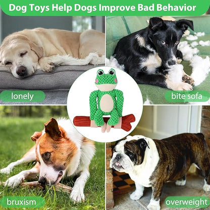 Squeaky Dog Toys, Tug of War Dog Toy for Dogs, Plush Puppy Toys, Interactive Dog Toys for Small, Middle, and Big Dogs