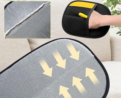 2 Pcs Pet Hair Removal Gloves Brush, Reusable Dog Cat Electrostatic Hair Remover Grooming Glove Tool