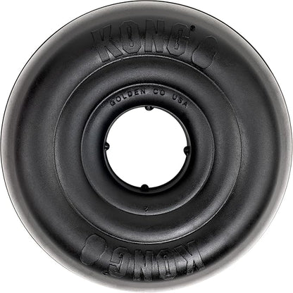 KONG Extreme Donut Dog Toy – Toughest Durable Natural Rubber Chew Toy for Power Chewers – Safe on Teeth & Gums, Fun Bounce & Roll for Indoor and Outdoor Play (Large/X-Large)