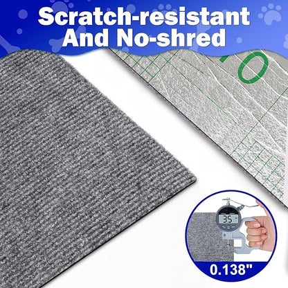 23.6x15.8 Couch Wall Corner Protection for Indoor Cats,Anti Scratch Furniture Protector from Cats Scratching,Trimmable Climbing Cat Scratcher Pad Play Mat Easy Use for Cat Board/Door/Carpet