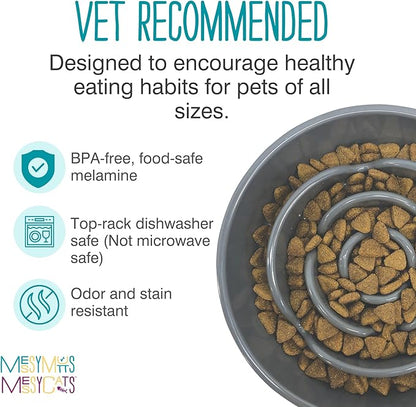 Messy Mutts Interactive Slow Feeder Bowl