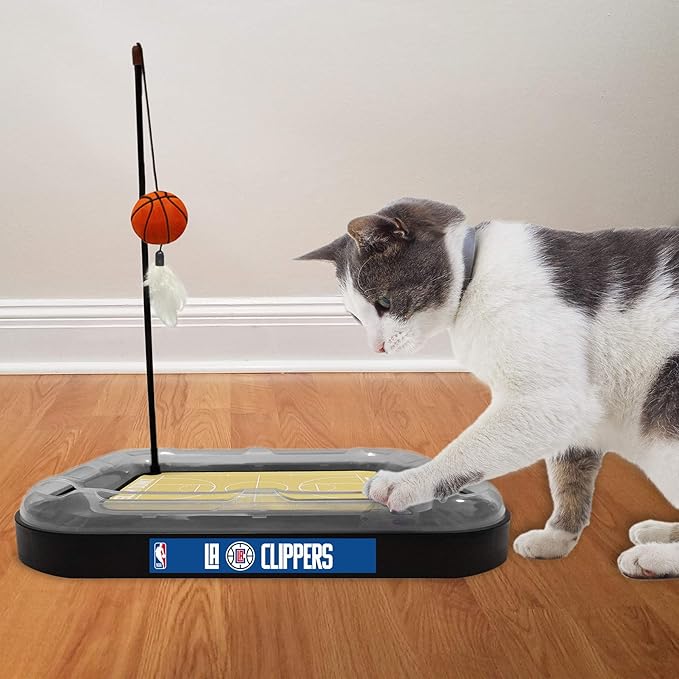 LA Clippers Basketball Cat Scratcher Toy