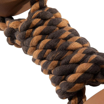 Carhartt Pet Training Tools, Rugged Dog Tool for Tug and Fetch, Rope Bone (Carhartt Brown)