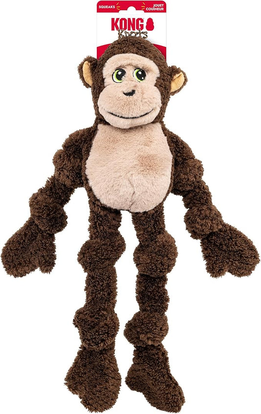 KONG Knots Oversized Dog Toy - Large/X-Large - with Inner Rope Skeleton (Monkey)