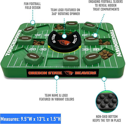 Pets First NCAA Oregon State Large Puzzle Toy, Dog Puzzle Treat Toy, New Large Size, Interactive Dog Treat Toy, Dog Slow Feeding Toy