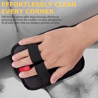 Pet Hair Removal Glove Brush – Reusable Grooming Tool for Cats and Dogs, Ideal for Clothing, Furniture, Carpets, Cat Beds, Car Seats, and More – Upgraded Static Fur Remover (1 Piece)