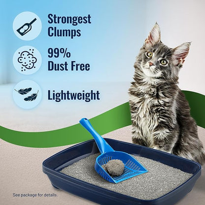 NEW Cat's Pride Max Power PRO Online-Exclusive: Total Odor Control - Up to 14 Days of Powerful Odor Control - Our Strongest Clumps - 99% Dust Free - Multi-Cat Litter, Unscented, 19 Pounds