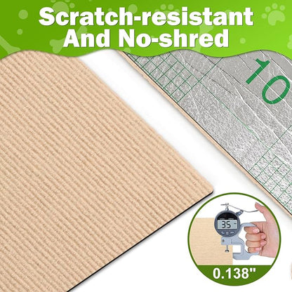 78.7"x15.8" Large Couch Protector from Cat Claws,Anti Scratch Furniture Protector for Cats Corner Wall Scratcher,Replacement for Cat Tree Post Shelves