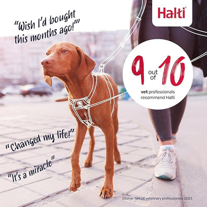 Halti No Pull Harness - Stop Your Dog Pulling on The Leash. Adjustable, Lightweight and Easy to Use. Reflective Dog Training Harness for Toy and Small Dogs (Size XS, Deep Walnut)