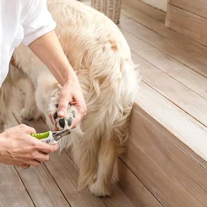 Dog Nail Clippers with Safety Guard - Pet Nail Clippers for Medium and Small Breed - Protective Nail Cutter, Safe Claw Trimmer, Ergonomic Toenail Scissors - Ebook Guide