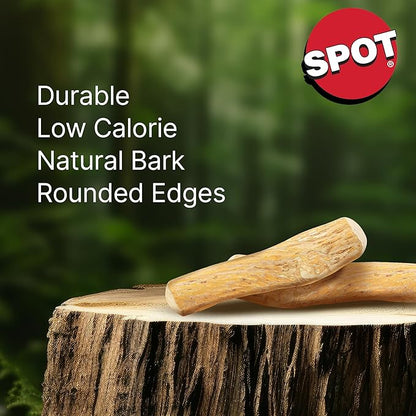 SPOT Coffee Wood Dog Chew Toy – 100% Natural & Sustainably Sourced Non-Splintering Wood from Coffee Plants, Long Lasting, Durable Toy for Aggressive Chewers, for Small Dogs and Puppies Up to 22lbs