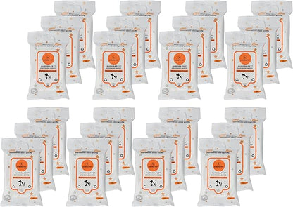 Aurora Pet Wipes – 100% Natural, Plant-Based Hypoallergenic Grooming Wipes for Dogs & Cats (240-Count Travel Pack)