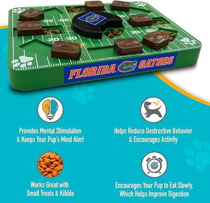 Pets First NCAA Florida Gators Puzzle Toy, Puzzle Treat Dog Toy, Interactive Dog Treat Toy, Dog Puzzle Fedding Slow Toy