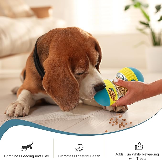 DF DUALFERV Dog Puzzles, 3 Pack Puzzle Toys for Dogs for Cognitive Enrichment and Mental Stimulation, Training Toy with Adjustable Openings, Promotes Digestive Health, Combines Feeding and Play